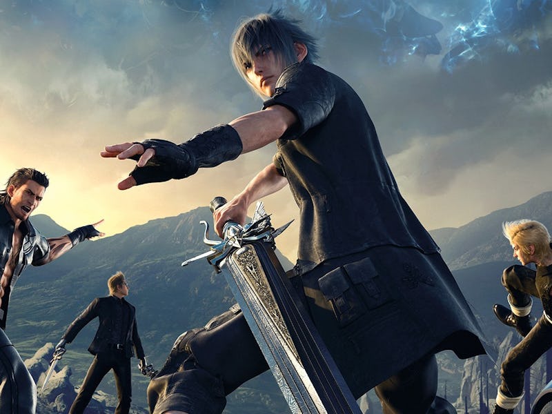 An insert from the 'Final Fantasy XV' game