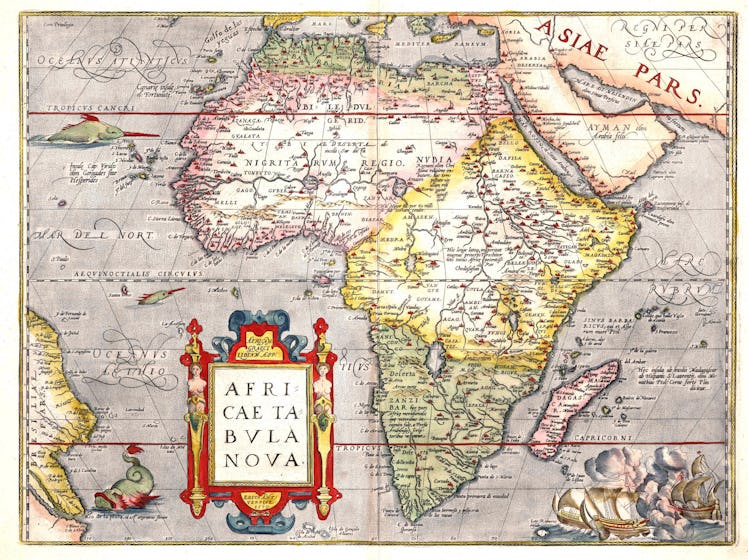 Abraham Ortelius map of Africa