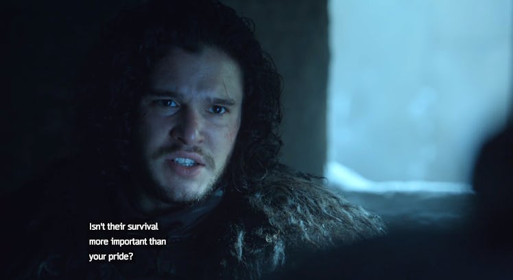 Kit Harington as Jon Snow in 'Game of Thrones' 