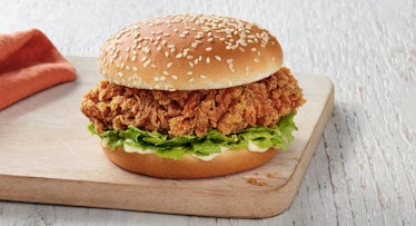 KFC zinger sandwich chicken