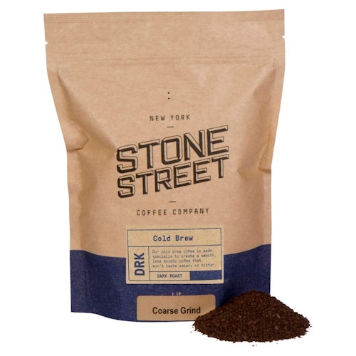 Stone Street Coffee Cold Brew Reserve Colombian Single Origin Coarsely Ground Coffee