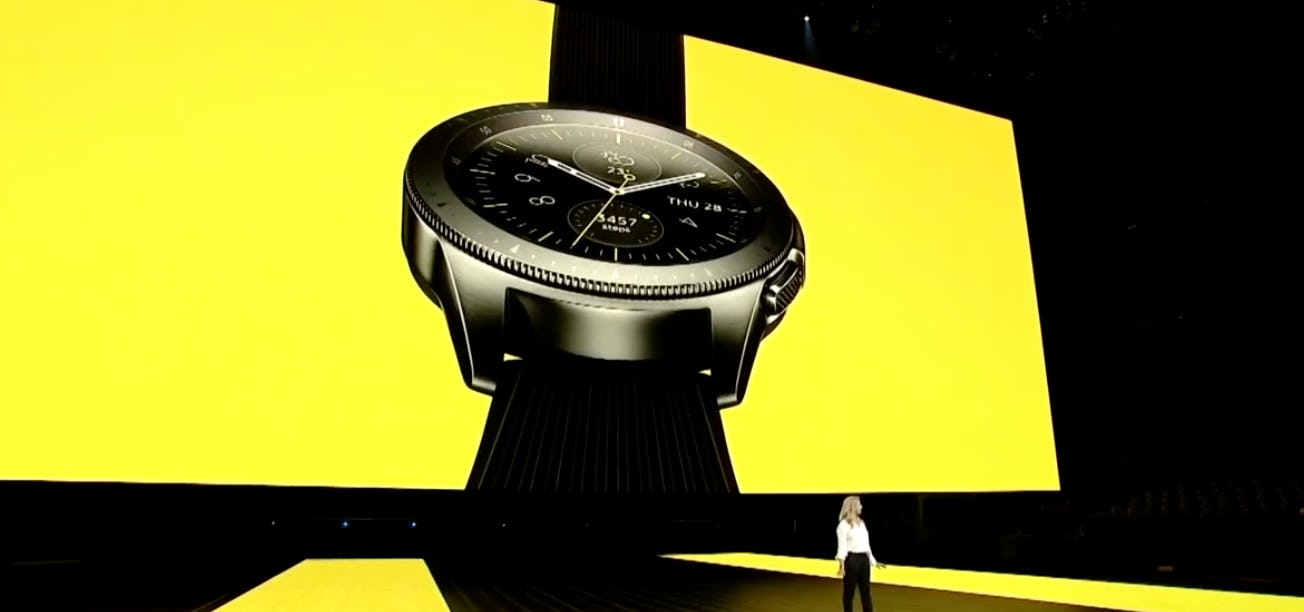 Galaxy Watch? Samsung Debuts AllNew Smart Watch That Looks Like a Watch