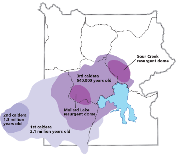 caldera map yellowstone national park