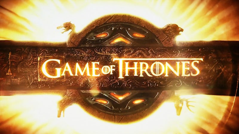 "Game of Thrones" logo sign
