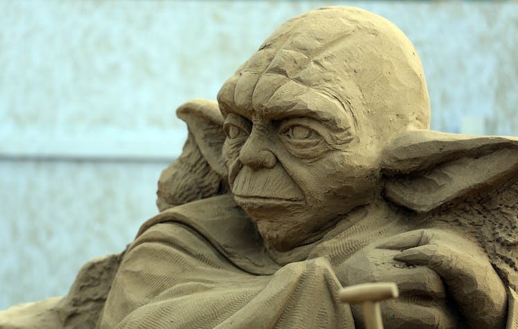 Yoda in a Star Wars scene