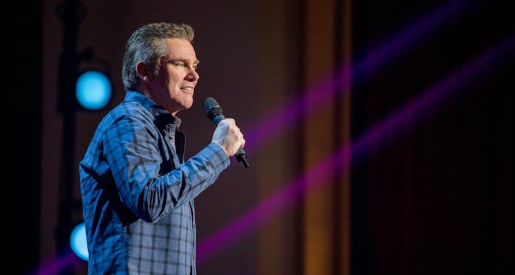 Brian Regan comedy special show where he's performing stand up comedy