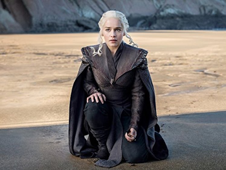 Daenerys (Emilia Clarke) returns to Dragonstone on 'Game of Thrones'