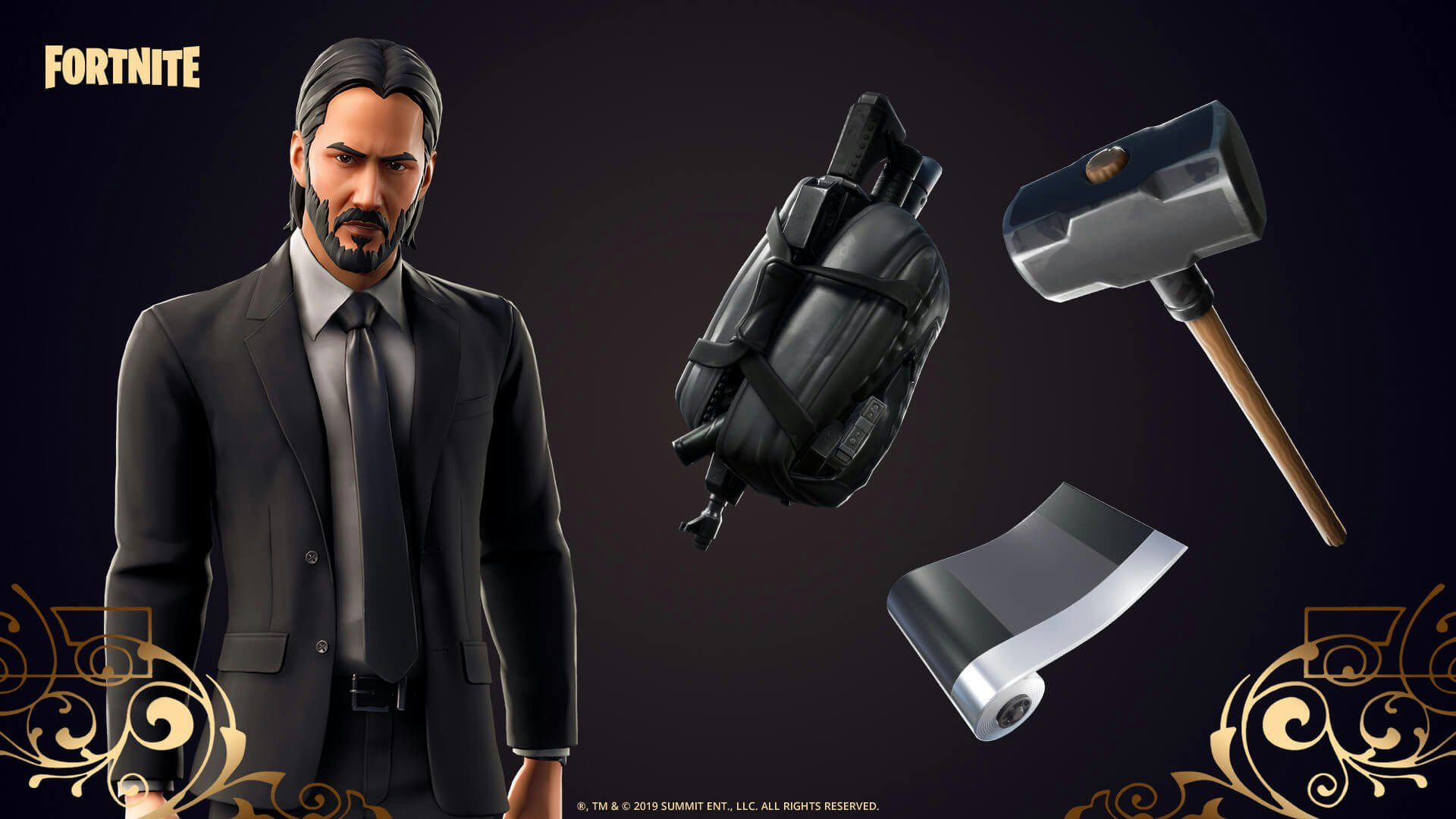 john wick skin fortnite price