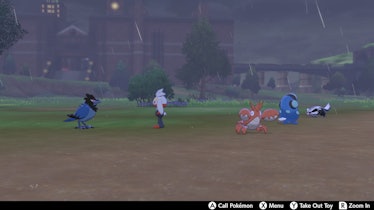 Pokemon at Camp Pokemon Sword and Shield