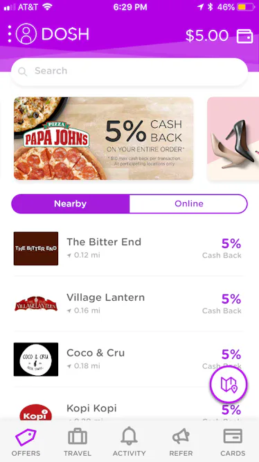 Dosh Store Cash-Back App Dosh Raises $44 Million: Here's How It Works