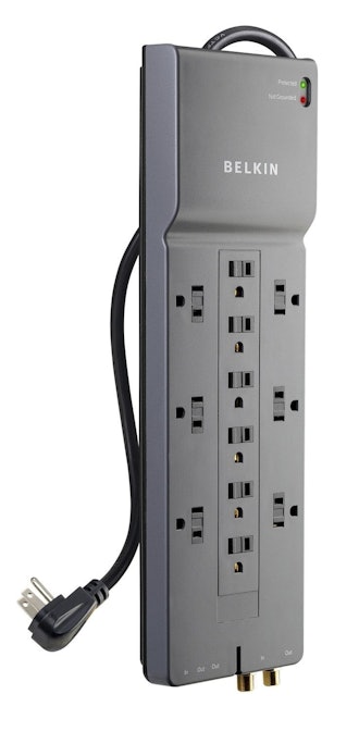 Belkin 12-Outlet Power Strip Surge Protector  (3,940 Joules)