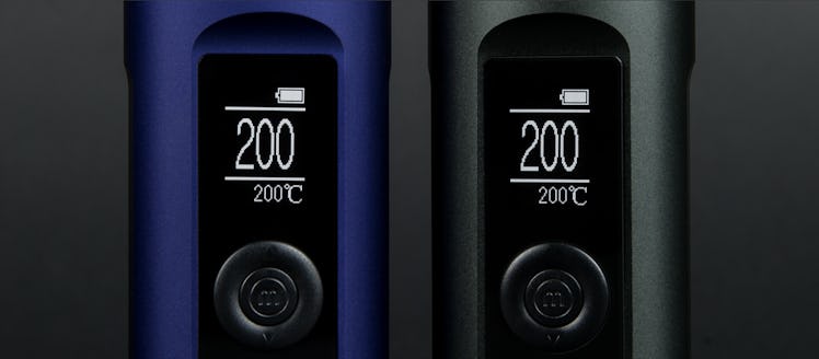 The Arizer Solo II's LED screen is super-precise.