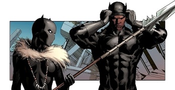 Shuri and T'Challa as Black Panther