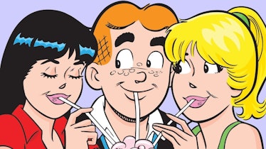 Archie Andrews, Betty Cooper, and Veronica Lodge in the Archie Comics