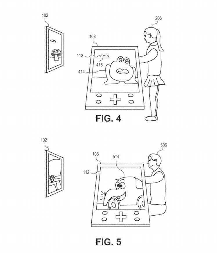 sony patent smartphone controller