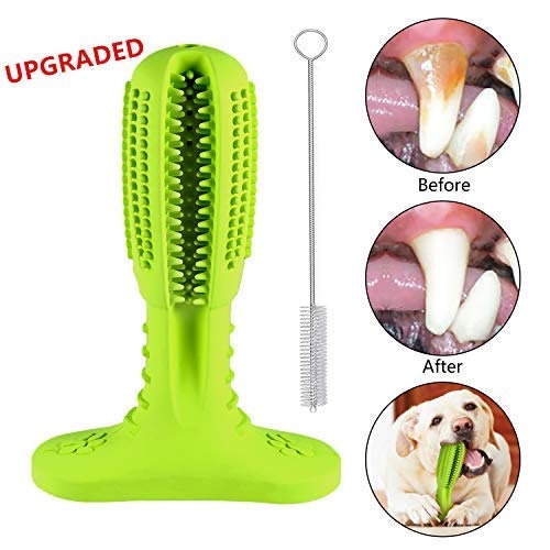 YOMERTO Upgraded Version Dog Toothbrush Dog Chew Tooth Cleaner 