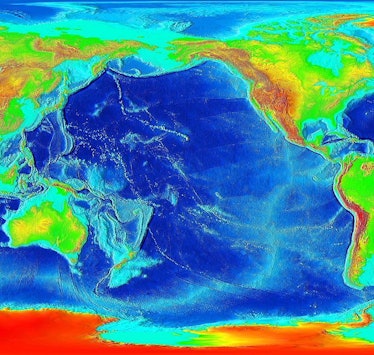 Elevation of the Pacific oceanSource: ETOPO2v2, a digital database of seafloor and land elevations c...