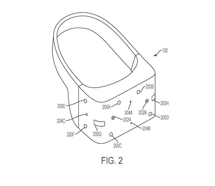 sony ps5 vr headset patent