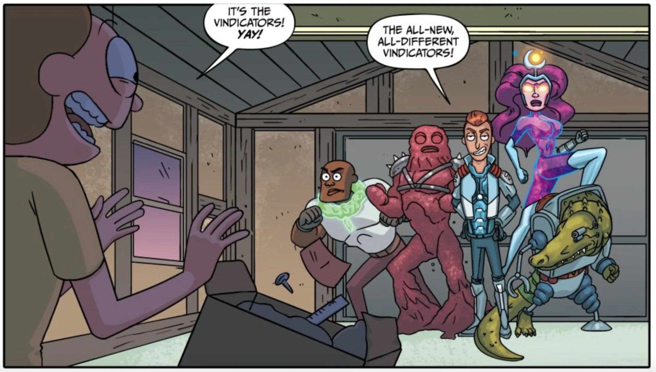 'Rick and Morty' Comic Unleashes a Vindicators 'Infinity War'