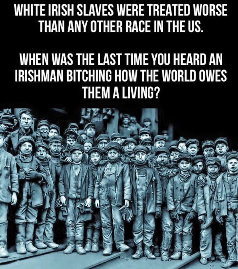 The Myth of Irish Slavery: A History of One of the Alt-Right's Oldest Memes