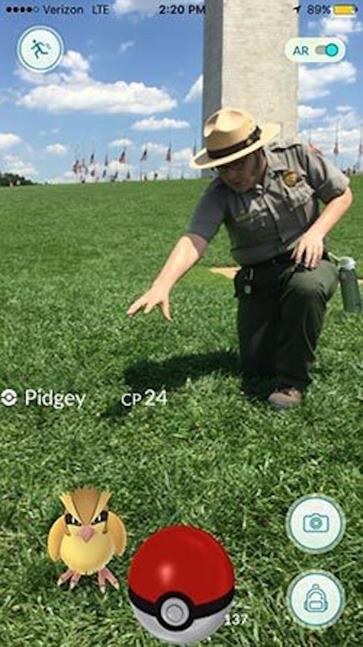 A National Mall park ranger 