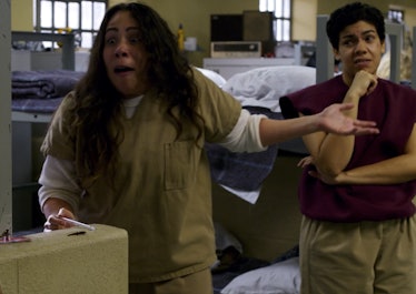 Orange is the new black snorting coffee grounds