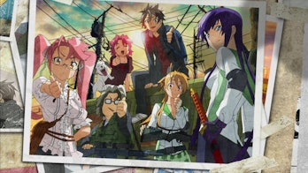 The core group in 'High School of the Dead'.