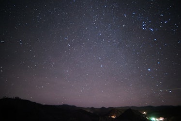 Leonid meteor, second angle