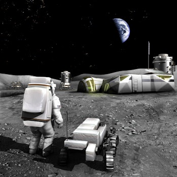 ESA moon base