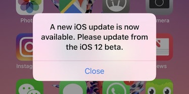 ios 12 beta bug fix 