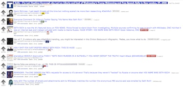 Reddit's /r/the_donald frontpage goes hard on the Seth Rich conspiracy. 