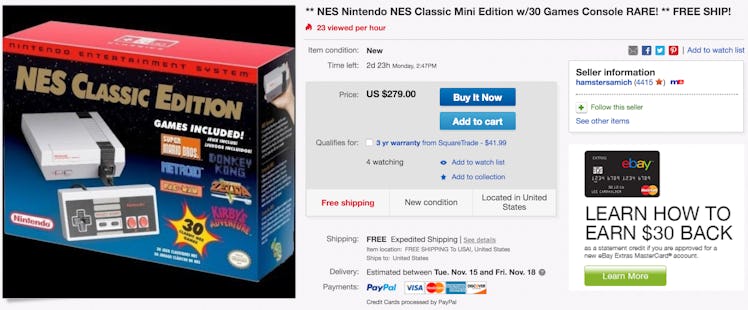 nintendo nes mini ebay