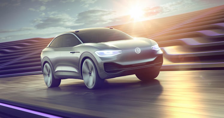 Volkswagen's I.D. Crozz electric car concept.