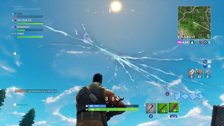 'Fortnite" Cracked Sky