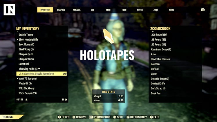 Holotapes in "Fallout 76"