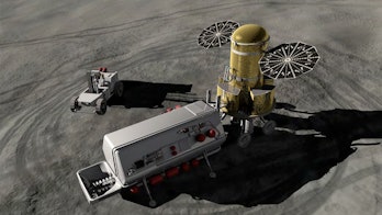 Lunar in-situ resource 