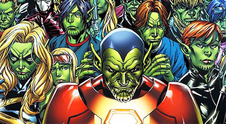 Many Skrulls took the forms of Marvel heroes in the comics in the 'Secret Invasion' arc.