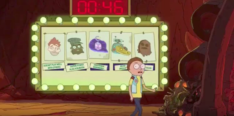 Only Morty can understand the insanity of Drunk Rick.