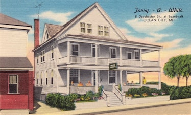The Tarry-A-While tourist home in Ocean City, Maryland. 
