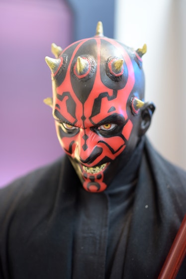 Face of the Darth Maul action figure
