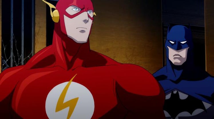 In 'The Flashpoint Paradox', Barry Allen creates a war-torn alternate reality after saving his mothe...