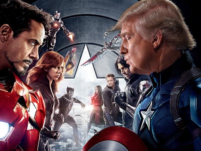 Watching 'Captain America: Civil War' on Netflix? Remember Trump