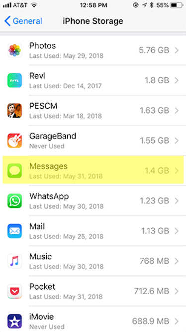 iphone apple ios 11.4 update messages icloud