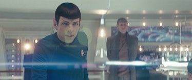Lens flares scene in "Star Trek"
