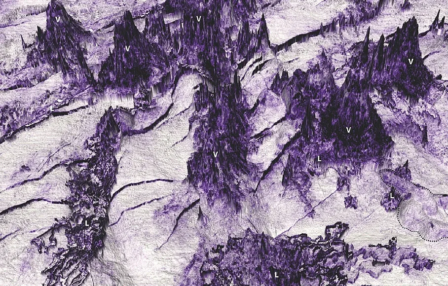 Submarine Volcanic Landscape Looks Like Mordor in 'Lord of the Rings'
