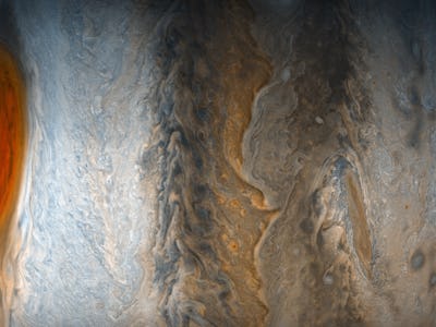 NASA's stunning new photo of Jupiter's surface that looks like expressionist art