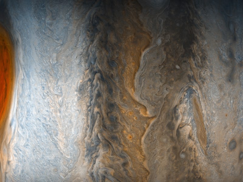 NASA's stunning new photo of Jupiter's surface that looks like expressionist art