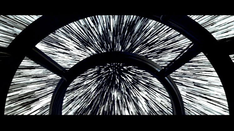 star wars cockpit hyperspace