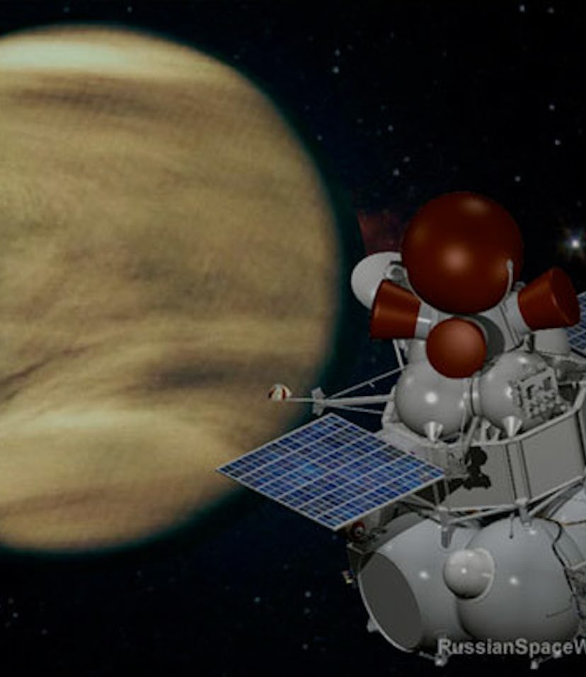 Russia's Roscosmos Will Drop a Big Red Ball Onto Scorching Venus