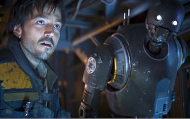 Cassian Andor and K-2SO died in different ways before the 'Rogue One' reshoots.
